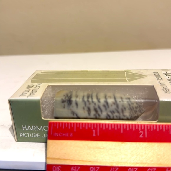 Harmony Picture Jasper Obelisks Mineral Crystal New NIP Gift Stocking Stuffer - Picture 9 of 10